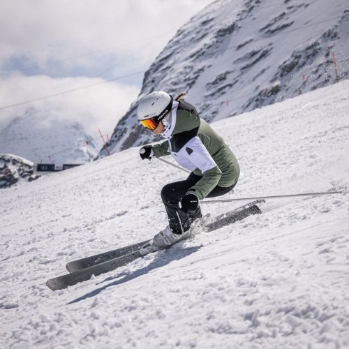 Damen-Abfahrtsski Head e.pure Joy SLR Joy Pro + Joy 9 silber/grau