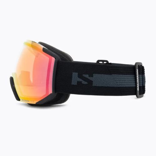 Salomon Radium Photo Skibrille schwarz/rot