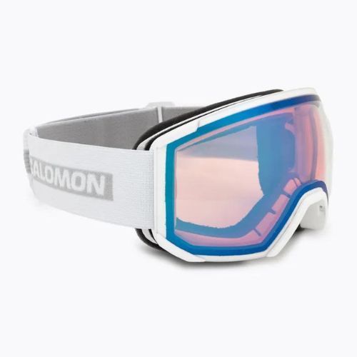 Salomon Radium Photo Skibrille weiß/blau