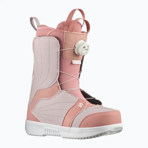 Snowboard-Boots für Damen Salomon Pearl Boa ash rose/lilac ash/white