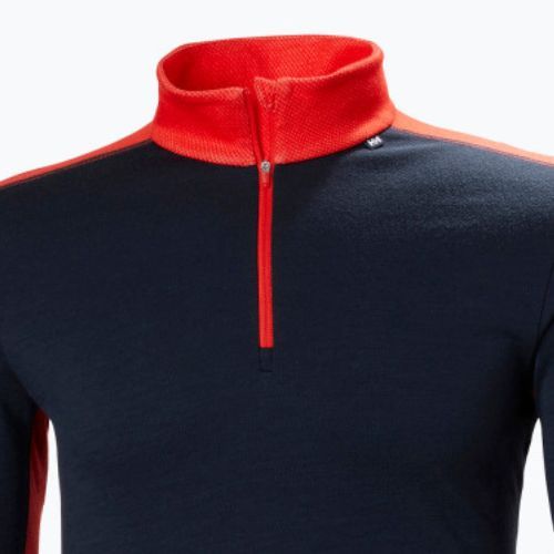 Herren Helly Hansen Lifa Merino Midweight 1/2 Zip Thermo-Sweatshirt navy