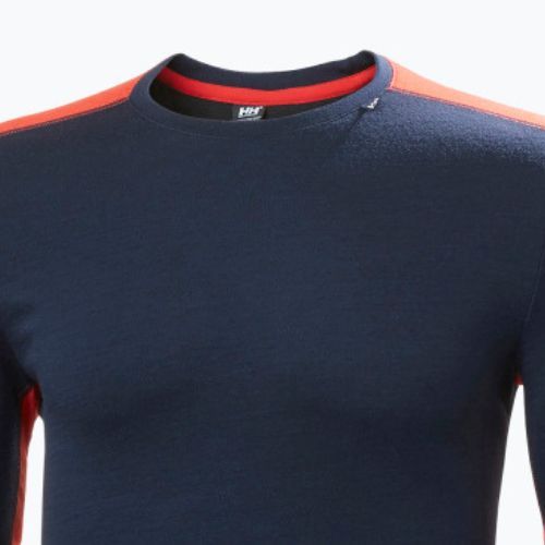 Herren Thermoaktivshirt Helly Hansen Lifa Merino Midweight Crew navy/598