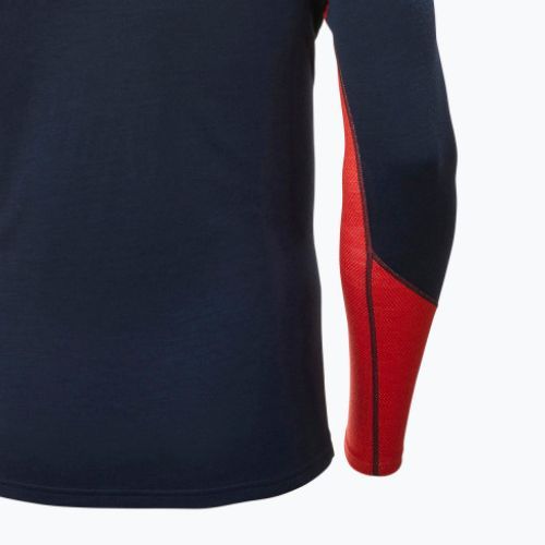 Herren Thermoaktivshirt Helly Hansen Lifa Merino Midweight Crew navy/598