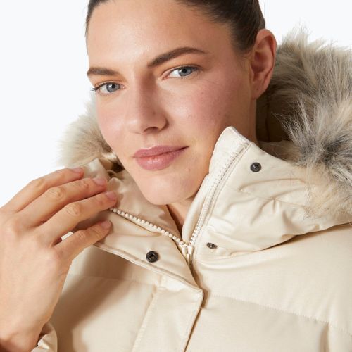 Women's Blossom Puffy Parka cremefarbene Daunenjacke