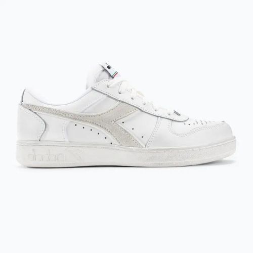 Diadora Magic Basket Low Icona Leder weiß/weiß Schuhe