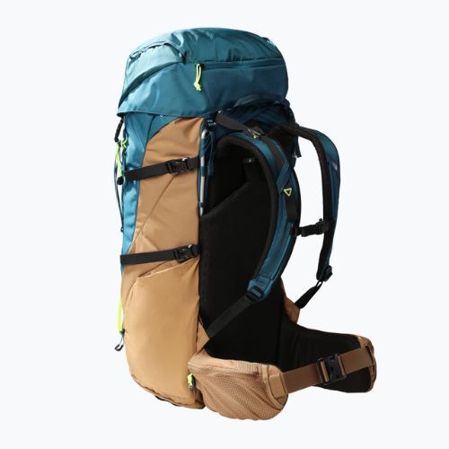 The North Face Terra 65 l blau koralle/braun/gelb Trekking-Rucksack