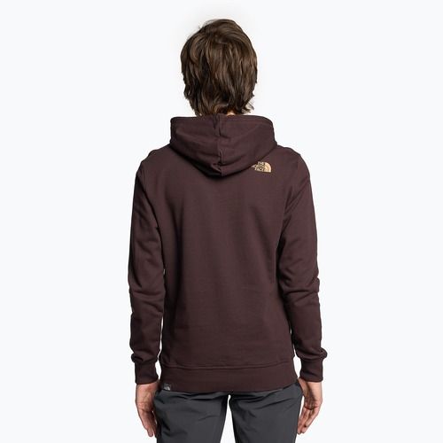 Männer The North Face Standard Hoodie Kohle braun/Mandel Butter Sweatshirt