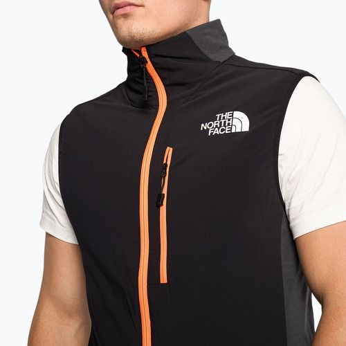 Damenweste The North Face Dawn Turn Hybrid Ventrix asphaltgrau/schwarz/schockierend orange