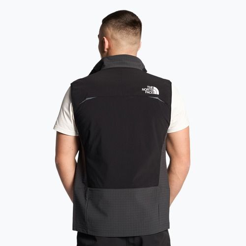 Damenweste The North Face Dawn Turn Hybrid Ventrix asphaltgrau/schwarz/schockierend orange