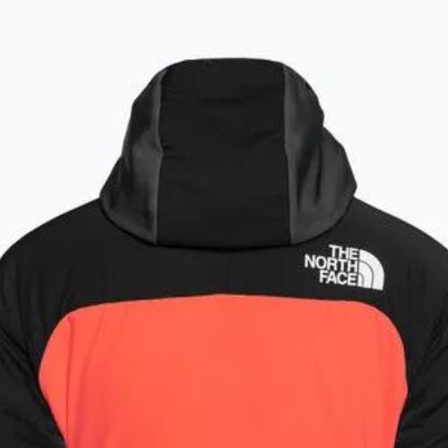 Damen Daunenjacke The North Face Dawn Turn Hybrid Ventrix Hoodie strahlend orange/schwarz/asphaltgrau