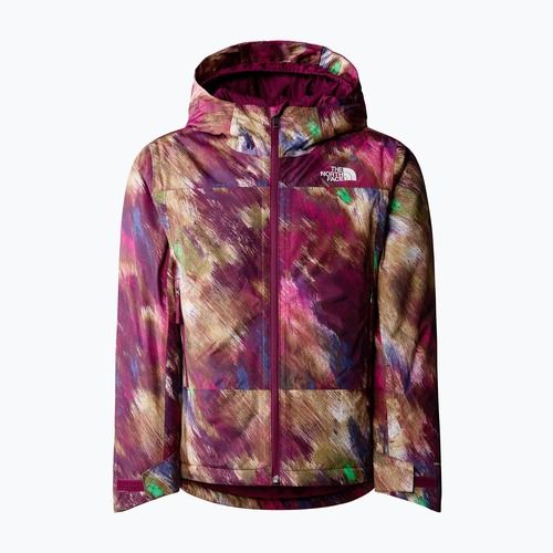 The North Face Freedom Insulated Boysenbeere Farbe Aufhellung kleinen Druck Kinder Skijacke