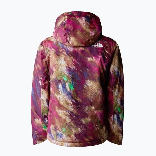 The North Face Freedom Insulated Boysenbeere Farbe Aufhellung kleinen Druck Kinder Skijacke