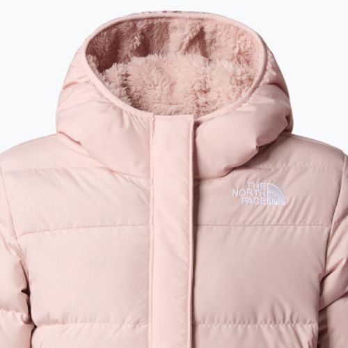 Kinder Daunenjacke The North Face North Down Fleece Parka rosa Moos