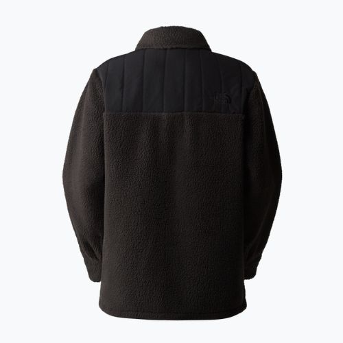 Damenpullover The North Face Cragmont Fleece Shacket schwarz