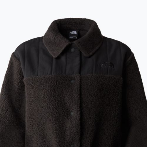 Damenpullover The North Face Cragmont Fleece Shacket schwarz