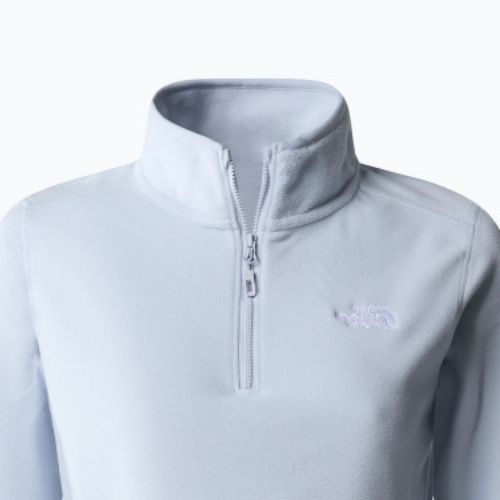 Damen Fleece-Sweatshirt The North Face 100 Glacier 1/4 Zip staubig periwinkle