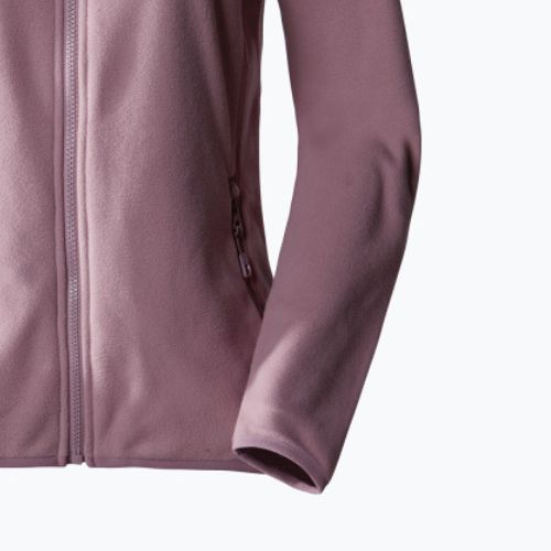 Damen Fleece-Sweatshirt The North Face 100 Glacier Fz rehgrau