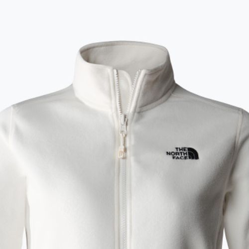 Damen Fleece-Sweatshirt The North Face 100 Glacier Fz gardenia weiß