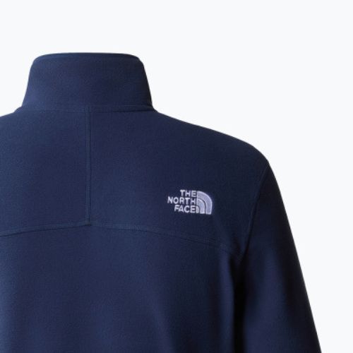 Herren Fleece-Sweatshirt The North Face 100 Glacier 1/4 Zip summit navy