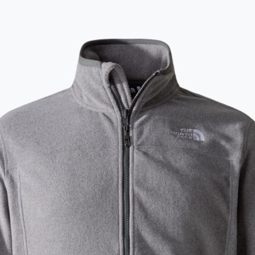 Herren The North Face 100 Glacier Full Zip Fleece-Sweatshirt Medium grau Heidekraut