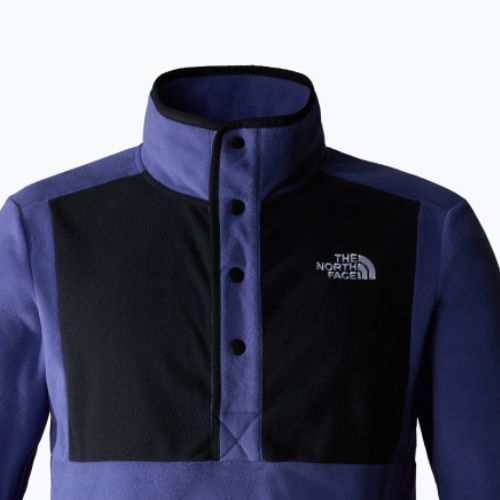 Herren Fleece-Sweatshirt The North Face Homesafe Snap Neck Fleece Pullover cave blau/schwarz