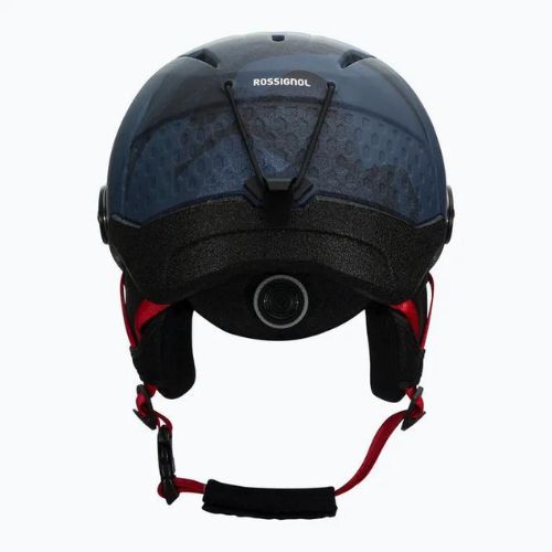 Rossignol Kinderskihelm Whoopee Visor Impacts dunkelblau