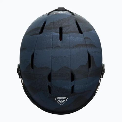 Rossignol Kinderskihelm Whoopee Visor Impacts dunkelblau