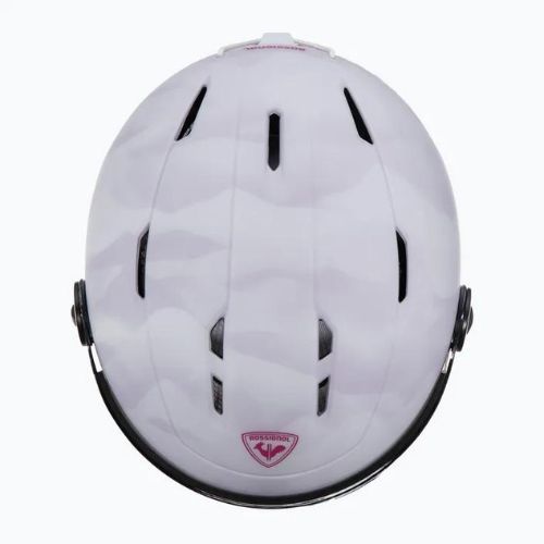 Rossignol Kinder Skihelm Whoopee Visor Stöße weiß