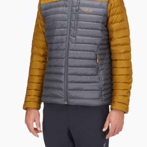 Rab Microlight Alpine Herren Daunenjacke mit Fußabdruck und Graphen