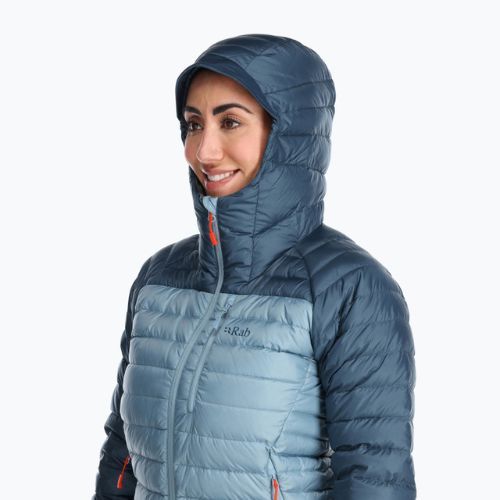 Damen Daunenjacke Rab Microlight Alpine orion blue/citadel