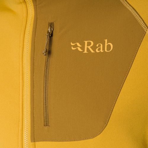 Herren-Trekking-Sweatshirt Rab Superflux Hoody sahara