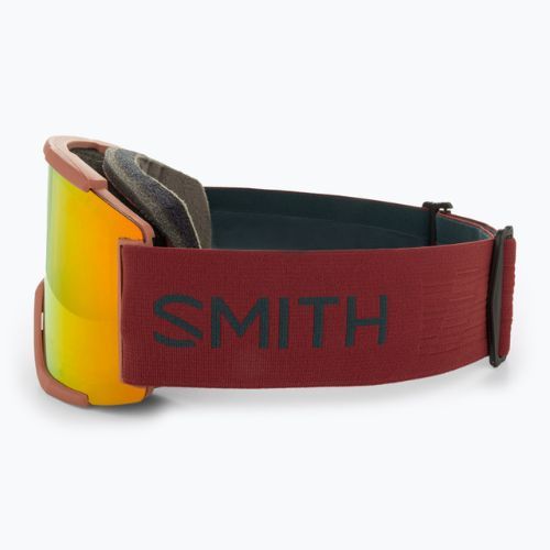 Smith Squad XL terra flow/alltäglich rot/sturmblau sensor Skibrille