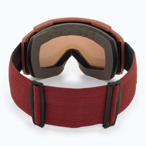 Smith Squad XL terra flow/alltäglich rot/sturmblau sensor Skibrille