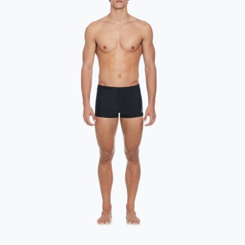 Herren Nike Logo Square Schwimm-Boxershorts schwarz