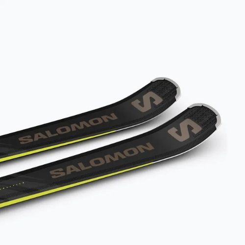 Salomon S/Max 8 XT + M11 GW schwarz/ dreiholz/ sicherheitsgelb Abfahrtsski