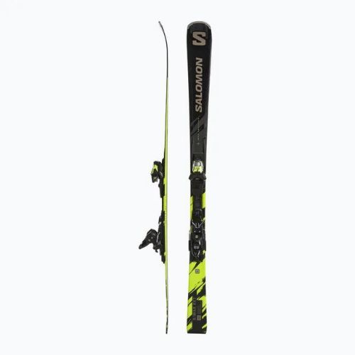 Salomon S/Max 8 XT + M11 GW schwarz/ dreiholz/ sicherheitsgelb Abfahrtsski