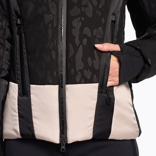 Damen Skijacke Sportalm Oregon m.Kap+P schwarz