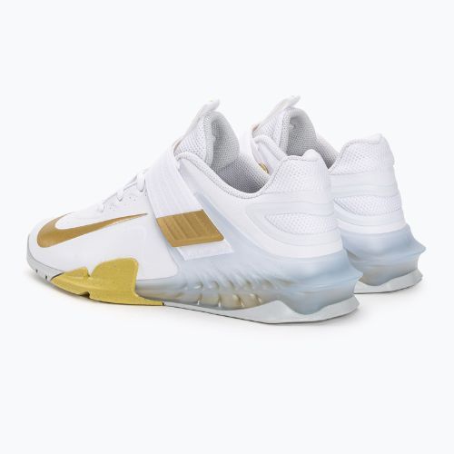 Nike Savaleos weiß/schwarz Eisen grau Gewichtheben Schuhe