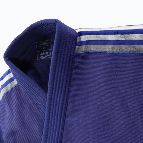 GI für brasilianisches Jiu-Jitsu adidas Challenge 2.0 blau/grau