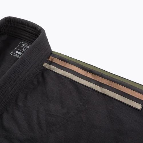 GI für brasilianisches Jiu-Jitsu adidas Response 2.0 schwarz