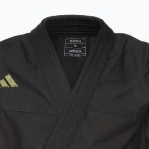 GI für brasilianisches Jiu-Jitsu adidas Response 2.0 schwarz