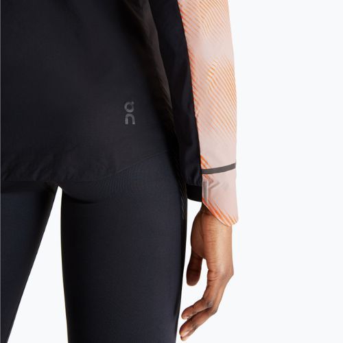 Women's On Running Weather Lumos Laufjacke woodrose/schwarz