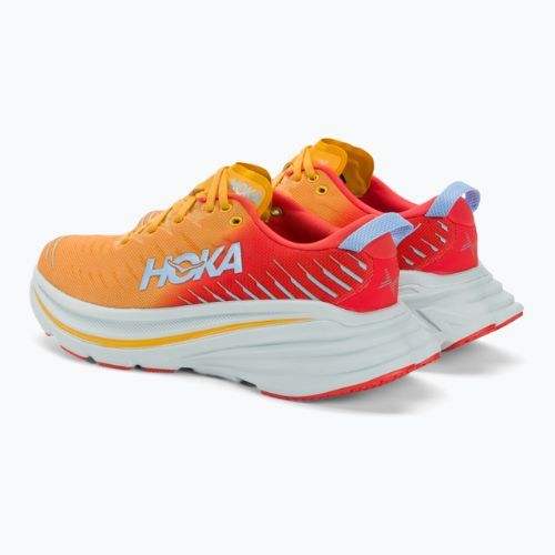 HOKA Bondi X fiesta/amber yellow Herren Laufschuhe