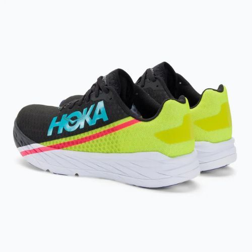 HOKA Rocket X schwarz/abends primrose Laufschuh