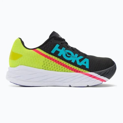 HOKA Rocket X schwarz/abends primrose Laufschuh
