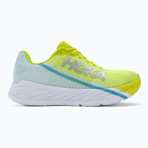 HOKA Rocket X blue glass/evening primrose Laufschuhe