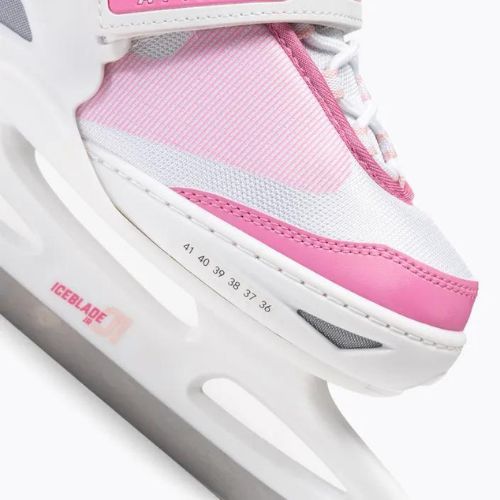 Kinderschlittschuhe ATTABO ICEBLADE 01 weiß/rosa