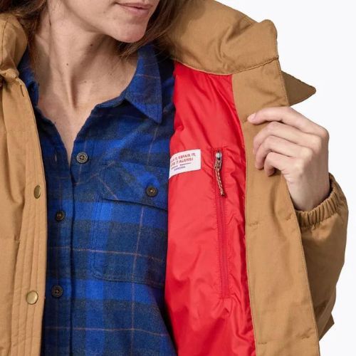 Patagonia Baumwoll-Daunen-Parka für Frauen nestbraun