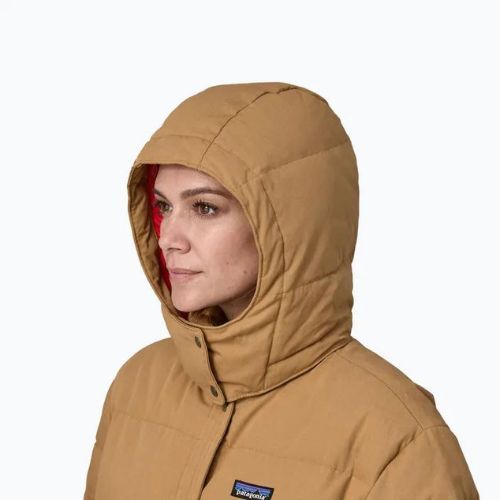 Patagonia Baumwoll-Daunen-Parka für Frauen nestbraun