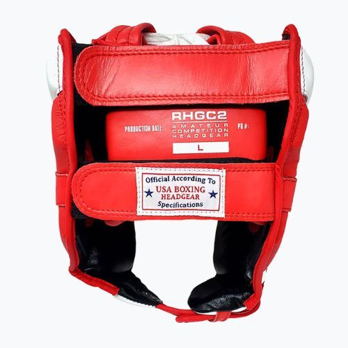 Rivalin Amateur Wettbewerb Boxen Helm Kopfbedeckung rot/weiß